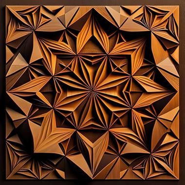 3D model geometric pattern (STL)